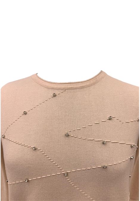 Maglia girocollo con applicazioni CECILIA BENETTI | Maglie | 3075115